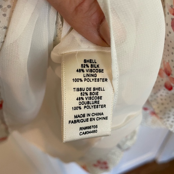 Rebecca Taylor $395 Maui flower smocked dress size medium - Picture 5 of 5